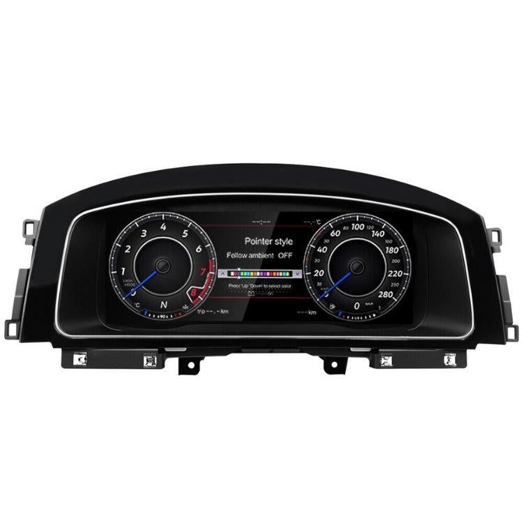 Compteur LCD Virtuel Digital VW Golf Leon - vue de face - Becquet Voiture