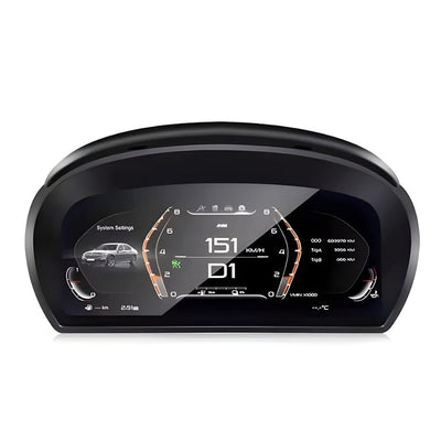 Compteur Virtual Cockpit BMW LCD 1920x720 Plug and Play - vue de dessus - Becquet Voiture