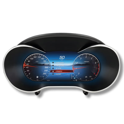 Compteur Virtual Cockpit Mercedes W204 W205 GLC - installé sur véhicule - Becquet Voiture