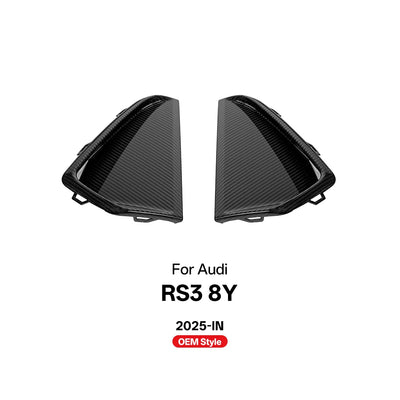 Conduit d'Air Avant Carbone Audi RS3 8Y LCI 2025+ - détail du montage - Becquet Voiture