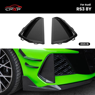 Conduit d'Air Avant Carbone Audi RS3 8Y LCI 2025+ - vue de face - Becquet Voiture