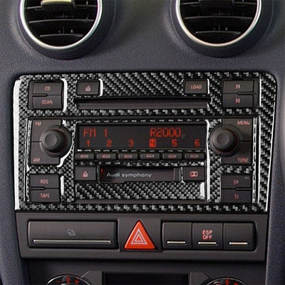 Console Centrale Carbone 3D A3/S3/RS3 8P - en situation - Becquet Voiture