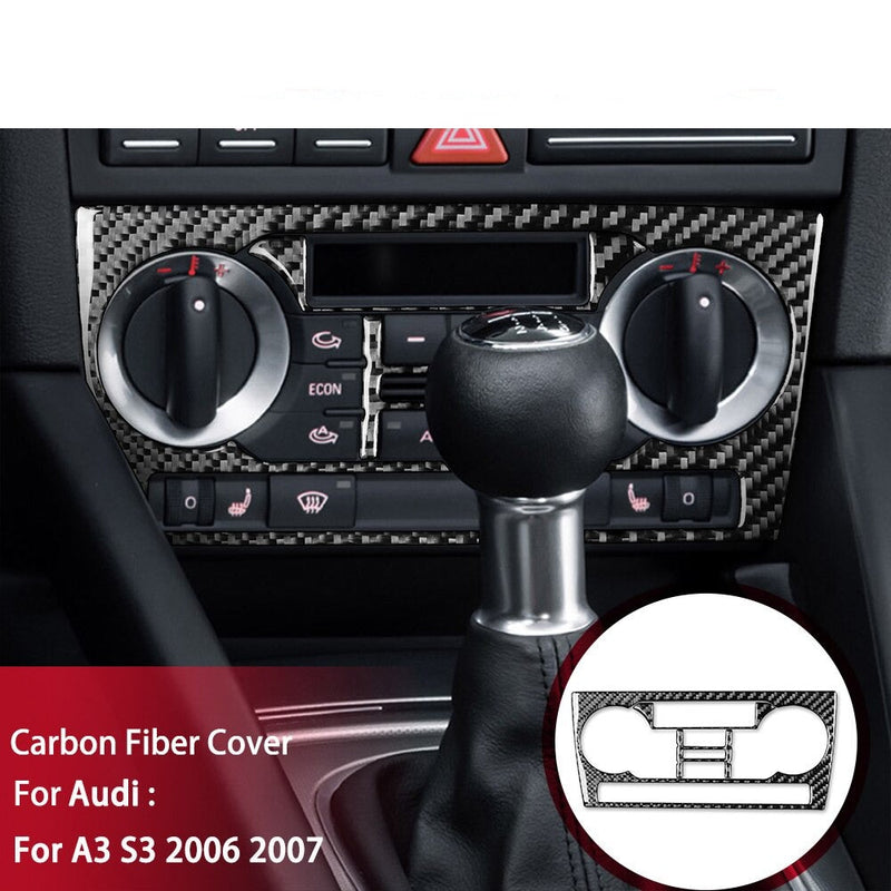 Console Centrale Carbone 3D A3/S3/RS3 8P - installé sur véhicule - Becquet Voiture