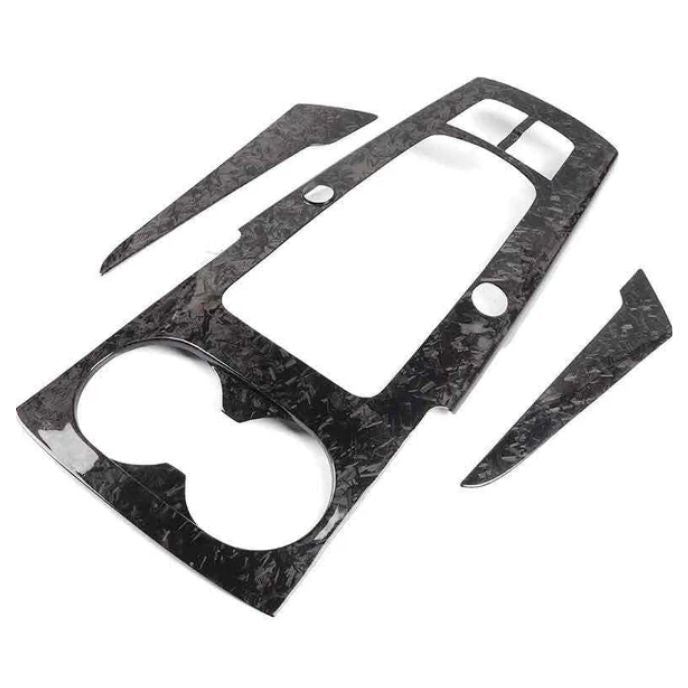 Console Centrale Carbone Audi A3 S3 RS3 8V Sportback - vue de face - Becquet Voiture
