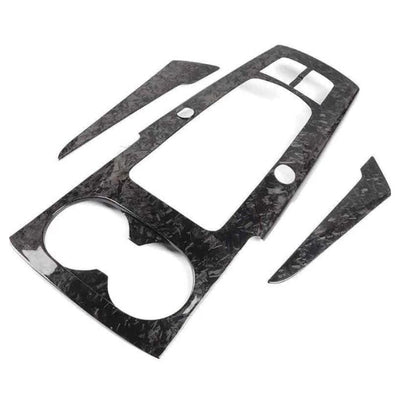 Console Centrale Carbone Audi A3 S3 RS3 8V Sportback - vue de face - Becquet Voiture
