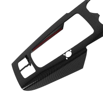 Console Centrale Carbone Audi A3 S3 RS3 8V - vue de trois-quarts - Becquet Voiture
