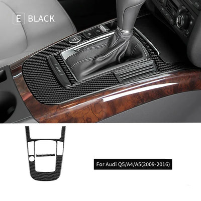 Console Centrale Carbone Audi A4 A5 Q5 B8 - installé sur véhicule - Becquet Voiture