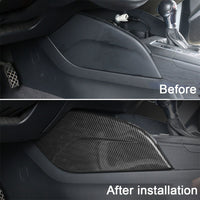 Carbon Style Center Console Audi A3 S3 RS3 8V - three-quarter view - Becquet Voiture