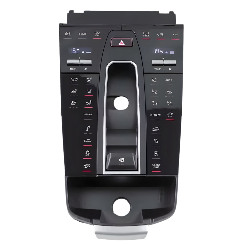 Console Centrale Tactile Porsche Macan 2014-2018 - vue de face - Becquet Voiture