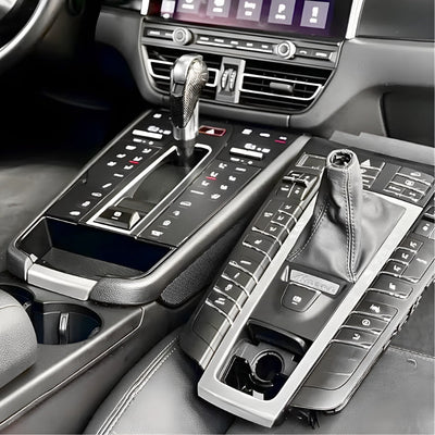 Console Centrale Tactile Porsche Macan 2014-2018 - vue de trois-quarts - Becquet Voiture