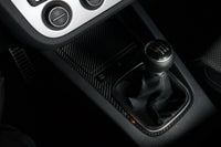 Console Centrale VW Scirocco / EOS en Fibre de Carbone - vue de profil - Becquet Voiture