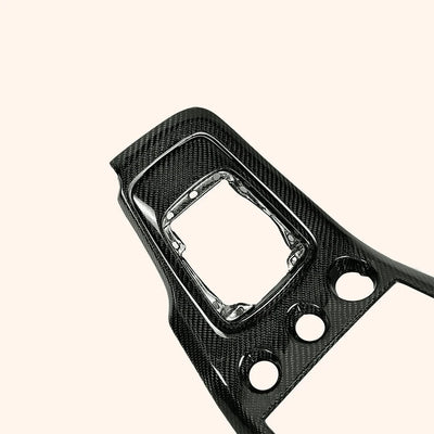 Contour Carbone Console Centrale Nissan Silvia S15 1999-2002 - vue de trois-quarts - Becquet Voiture