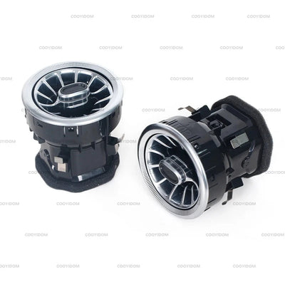 Contours de Ventilation Ambiance LED Mercedes Classe V W447 - vue de trois-quarts - Becquet Voiture