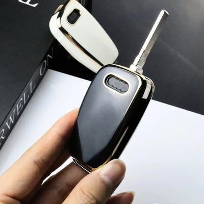 Coque Clé Audi Silicone Protection - en situation - Becquet Voiture