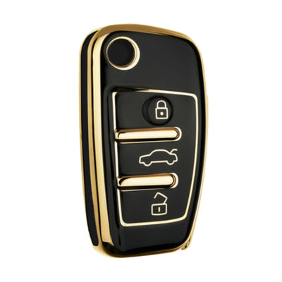 Coque Clé Audi Silicone Protection - vue arrière - Becquet Voiture