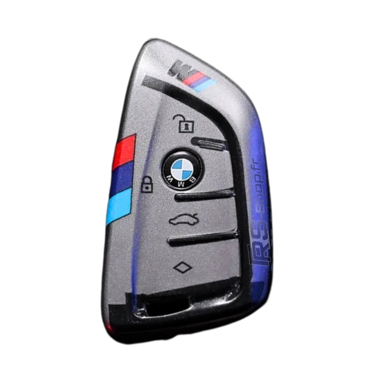 Coque Clé BMW M Performance Protection Gris - vue de face - Becquet Voiture