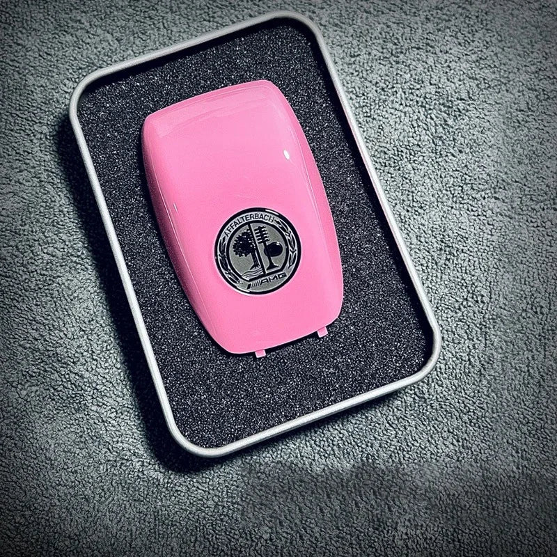 Coque Clé Mercedes AMG Logo Arrière 10 Couleurs - vue de trois-quarts 2 - Becquet Voiture