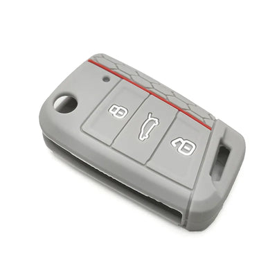 Coque Clé Silicone VW Golf 7 Protection - installé sur véhicule - Becquet Voiture