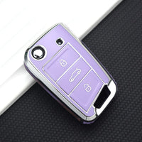 Multicolor VW Golf 7 Key Cover - in use - Becquet Voiture