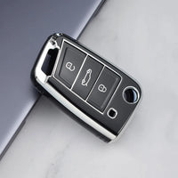 Multicolor VW Golf 7 Key Cover - top view - Becquet Voiture