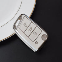 Multicolor VW Golf 7 Key Cover - front view 2 - Becquet Voiture