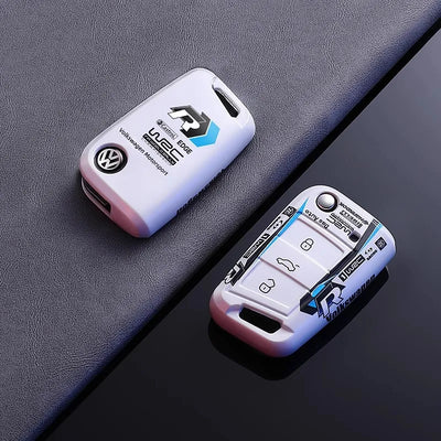 Coque Clé VW Golf 7 R Logo WRC - vue arrière - Becquet Voiture