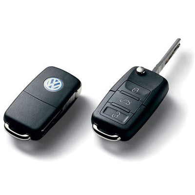 Coque Clé WRC VW Golf Polo Logo R - installé sur véhicule - Becquet Voiture