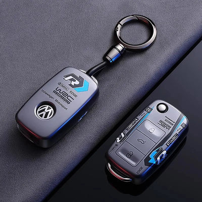 Coque Clé WRC VW Golf Polo Logo R - vue arrière - Becquet Voiture