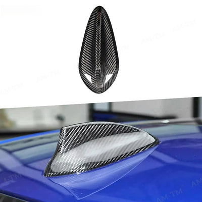 Coque d'Antenne Aileron de Requin Carbone BMW Série 2 3 4 5 - vue de face - Becquet Voiture