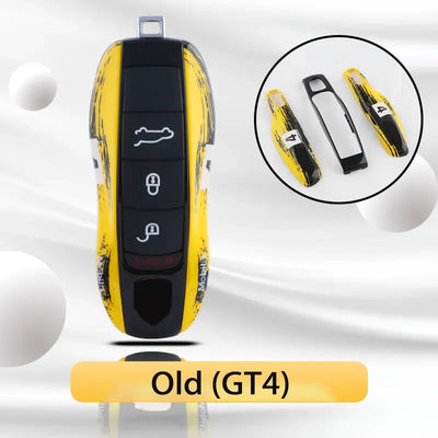 Coque de Clé Porsche Gulf Style Racing 911 Cayenne Macan - vue arrière - Becquet Voiture