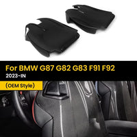 Carbon-Rückenlehnenkappe BMW G87 G82 G83 - Studio-Packshot - Becquet Voiture