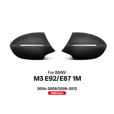 Coque de Rétroviseur Carbone BMW M3 E92 E87 1M 2006-2013 - détail du montage - Becquet Voiture