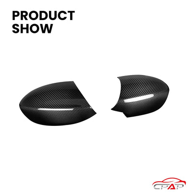 Coque de Rétroviseur Carbone BMW M3 E92 E87 1M 2006-2013 - vue de profil - Becquet Voiture