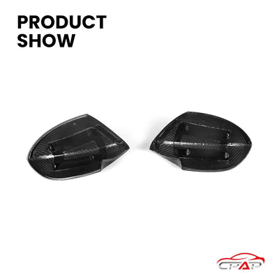 Coque de Rétroviseur Carbone BMW M3 E92 E87 1M 2006-2013 - vue de trois-quarts - Becquet Voiture