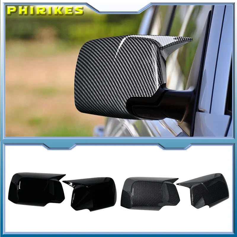 Coque de Rétroviseur Carbone BMW X3 E83 2003-2010 - vue de face - Becquet Voiture