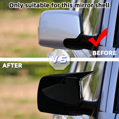 Coque de Rétroviseur Carbone BMW X3 E83 2003-2010 - vue de profil - Becquet Voiture