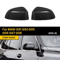 Coque de Rétroviseur Carbone BMW X3 X4 X5 X6 X7 2019+ - packshot studio - Becquet Voiture