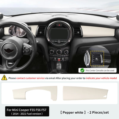 Coque Décorative Tableau de Bord Mini Cooper F55 F56 F57 - détail du montage - Becquet Voiture