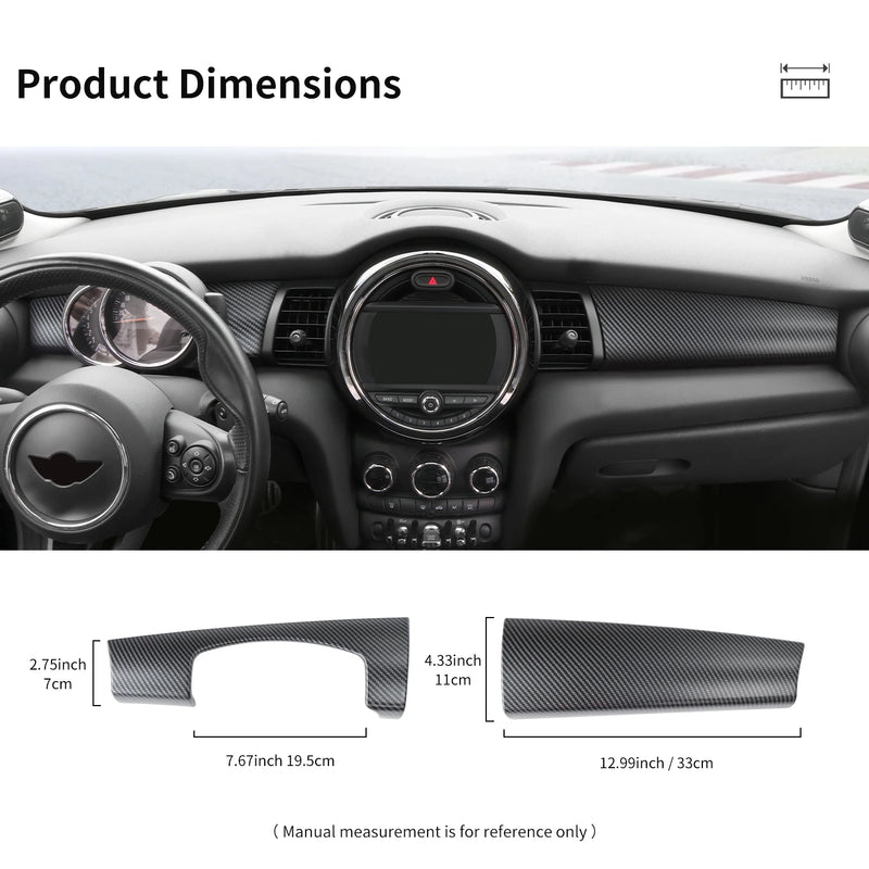 Coque Décorative Tableau de Bord Mini Cooper F55 F56 F57 - packshot studio - Becquet Voiture