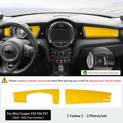 Coque Décorative Tableau de Bord Mini Cooper F55 F56 F57 - vue arrière 2 - Becquet Voiture
