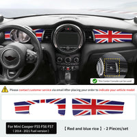 Coque Décorative Tableau de Bord Mini Cooper F55 F56 F57 - vue de dessus - Becquet Voiture