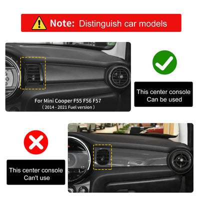 Coque Décorative Tableau de Bord Mini Cooper F55 F56 F57 - vue de profil - Becquet Voiture