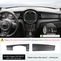 Coque Décorative Tableau de Bord Mini Cooper F55 F56 F57 - vue de trois-quarts 2 - Becquet Voiture