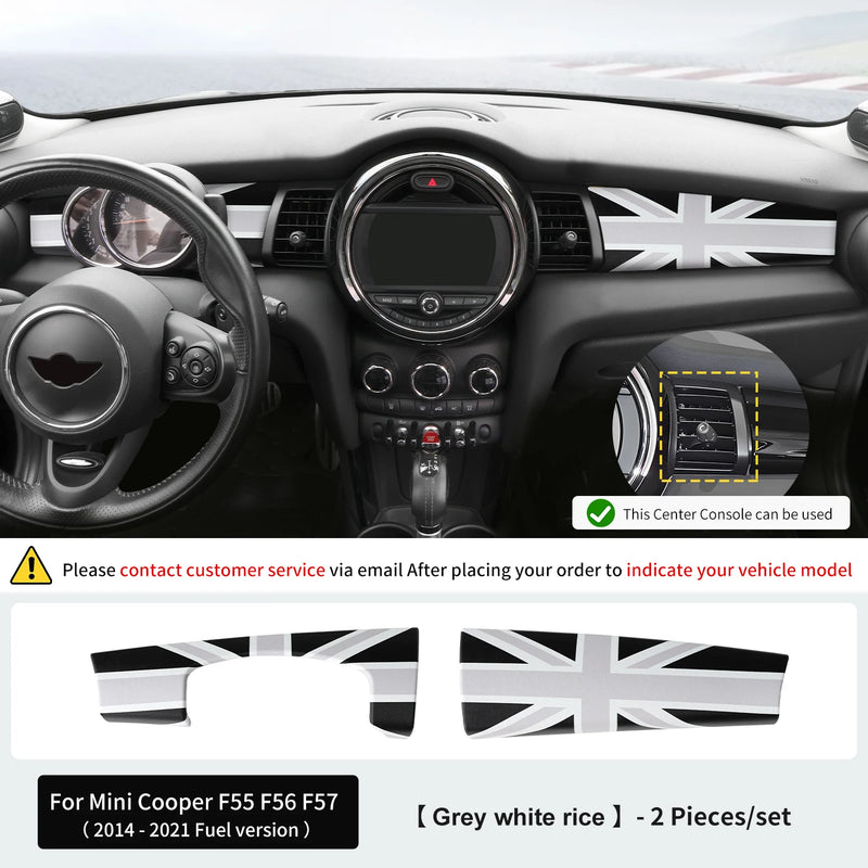 Coque Décorative Tableau de Bord Mini Cooper F55 F56 F57 - vue de trois-quarts 3 - Becquet Voiture