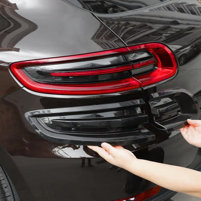 Coque Feux Teintés Arrière Porsche Macan Phase 1 Noir - vue de profil - Becquet Voiture