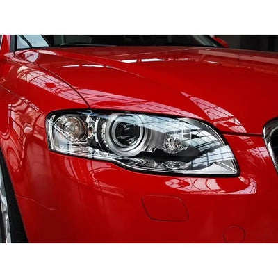 Coque Lentille Phare Audi A4 B7 S4 RS4 2006-2008 Transparente - installé sur véhicule - Becquet Voiture