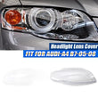 Coque Lentille Phare Audi A4 B7 S4 RS4 2006-2008 Transparente