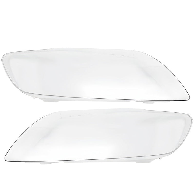 Audi Q7 4L 2005-2015 Polycarbonate Headlight Lens - three-quarter view - Becquet Voiture