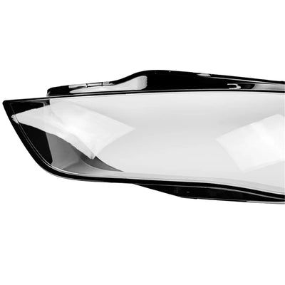 Coque Phare Avant Audi A4 2013-2015 Lentille Transparente - vue de trois-quarts - Becquet Voiture