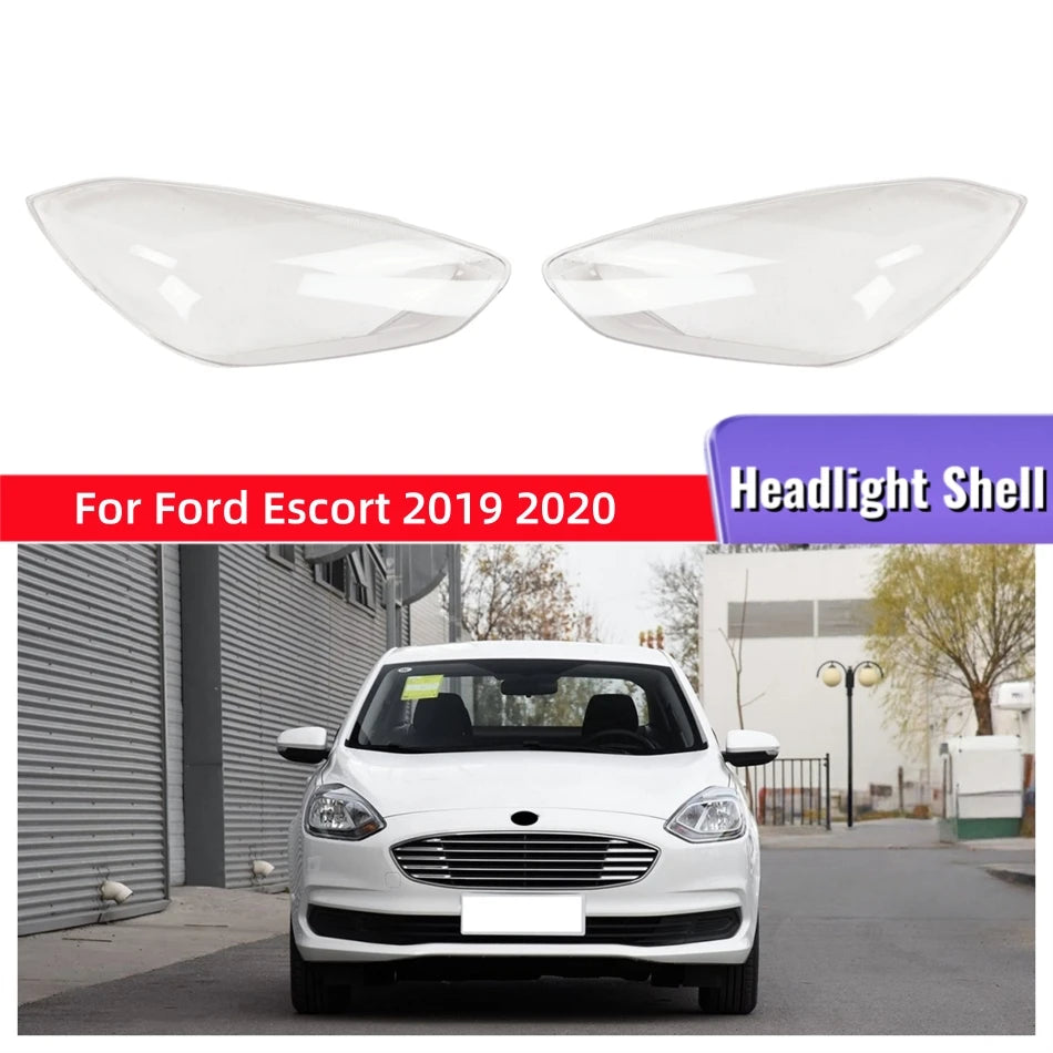 Coque Phare Avant Ford Escort Couvercle Lentille - vue de face - Becquet Voiture